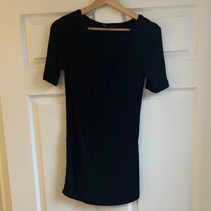 Universal Standard Jet Black Short Sleeve Tee